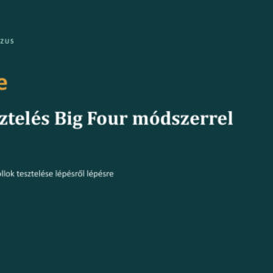 ITAC-tesztelés Big Four módszerrel